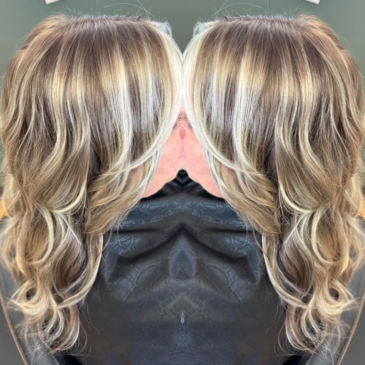 Hair color and styling by the Twisted Scissors team